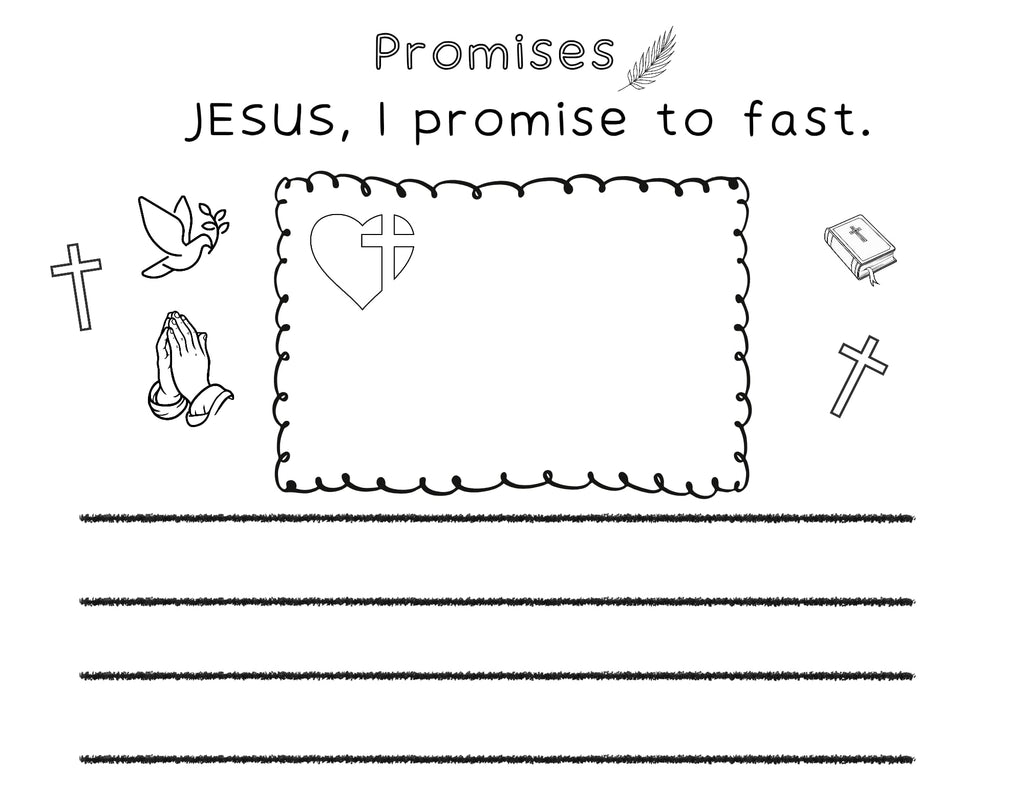 Lenten Promises Printable