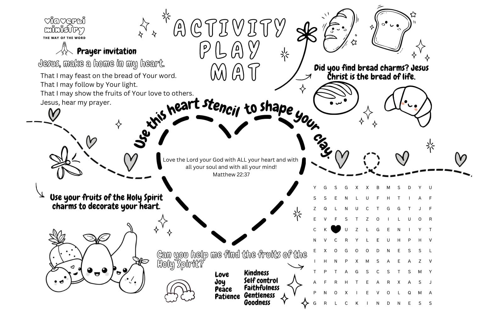 Jesus in my Heart Sensory Kit