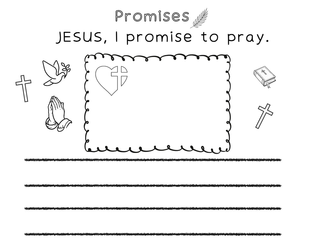 Lenten Promises Printable