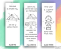 6 Christian colouring bookmarks